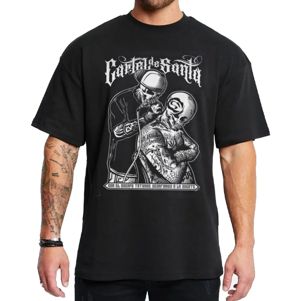 Cartel Art Chicano Clothing Graphic Tee Cotton Cholo Lowrider Streetwear Hoodie Sweatshirt for Men and Women