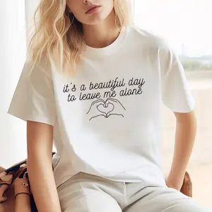 Introvert Tee, Beautiful Day Shirt, Mental Health Shirt, Y2K Aesthetic T-Shirt, Alone but Happy Tee