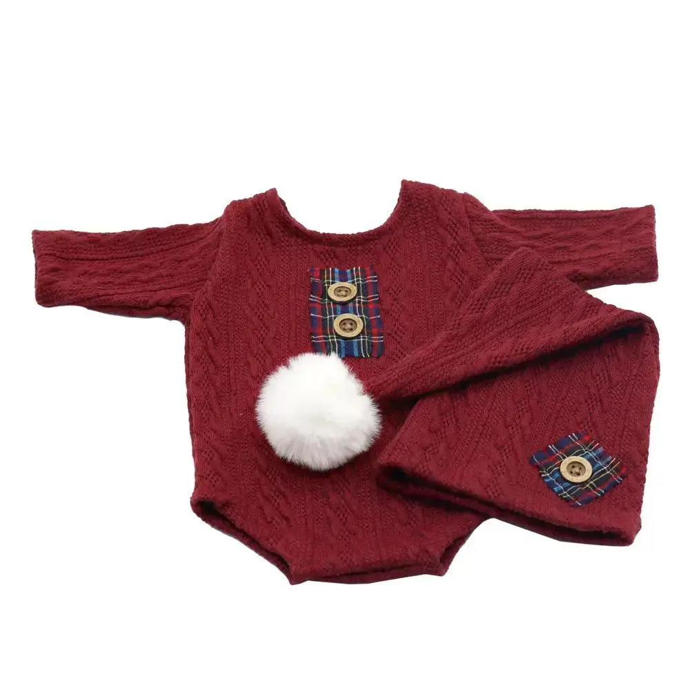 Mayfair Baby Doll Clothes Outfits Accessories Full Body Silicone Reborn Baby Doll Red Outfit For 18-20Inch Baby Dolls