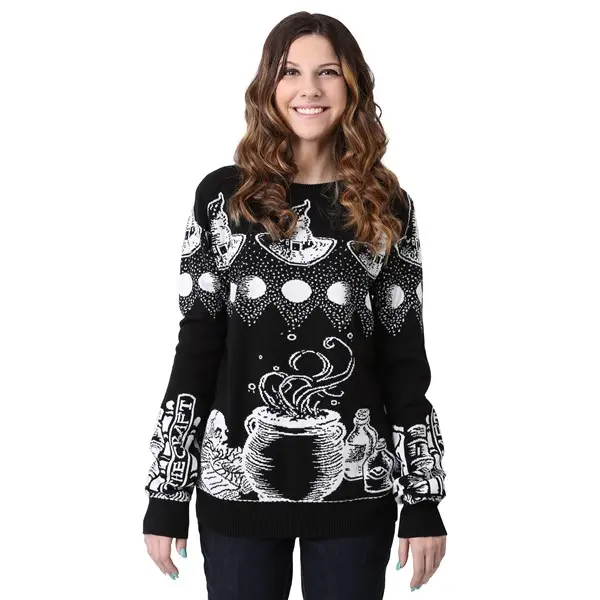 Witch Spellcraft and Curios Halloween Sweater Witch Spellcraft and Curios Halloween Sweater