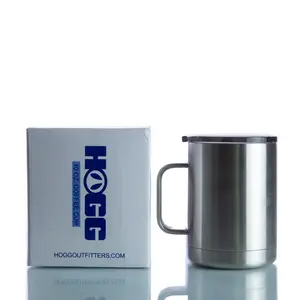 Hogg 10oz Coffee Cup - Insulated Mug with Lid, Ideal for Coffee and Tea Drinks