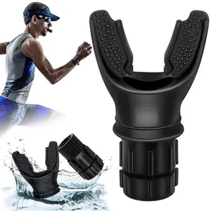 Portable Lung Breathe Trainer with Adjustable Resistance, Respiratory Muscle Exercise, Detachable Daily Lung Trainer for Easy Cleaning