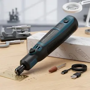 Professional Jewelry Engraving Pen, High-Speed Electric Engraver, Portable Mini Polisher for Gemstones & Metals, DIY Craft Tool, Handheld Grinder for Home Repair & Model Making