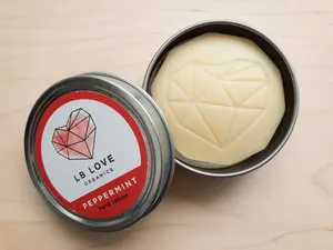 Peppermint Moisturizing Hard Lotion Bar