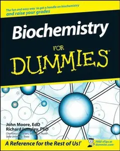 USED-Biochemistry For Dummies by John T. Moore (Paperback)