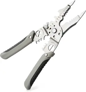 Multi-function Wire Stripper Tool Electrical, 9-in-1 Wire  & Wire Crimping Tool, Adjustable AWG 6-16, Comfortable Grip and Refined Craftsmanship