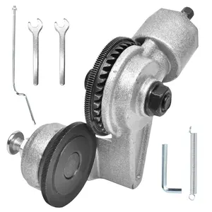 Sheet Metal Cutting Tool, Metal and Vinyl Slitter, Electric Drill Shears Attachment Cutter Nibbler for Iron,  Titanium Drill Nibbler buildertools Set Screw Double  magnetic professional work  countersink speed high hex energy battery storage lithium stone