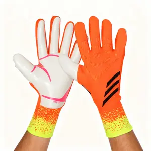Youth&Adult Goalie Goalkeeper Gloves,Strong Grip For The Toughest Saves, With Finger Protect To Prevent Injuries Football Gloves