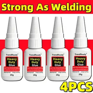 4pcs Clear Fast-Drying Super Glue Suitable for Jewelry Making, Paper Crafts, Fine Tip Precision Adhesive with Bonding for DIY Crafts, Suitable for Jewelry Resin, Scrapbooking, Card Making