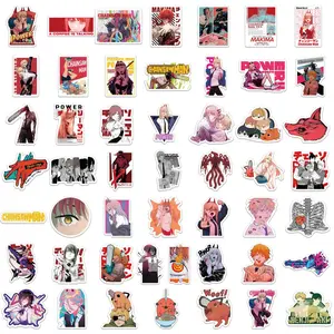 Slice into the Action with Chainsaw Man Stickers! decal sticker