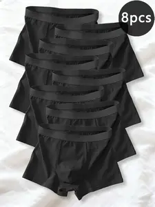 Men's Underwear and Black Boxer Shorts - Premium Shurou Fitted Casual Sports Training Underwear, Multi piece Set