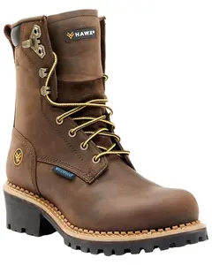 Hawx Men's 8" Waterproof Logger Boot Soft Toe - Bhx0wrpw134 Hawx Men's 8" Waterproof Logger Boot Soft Toe - Bhx0wrpw134