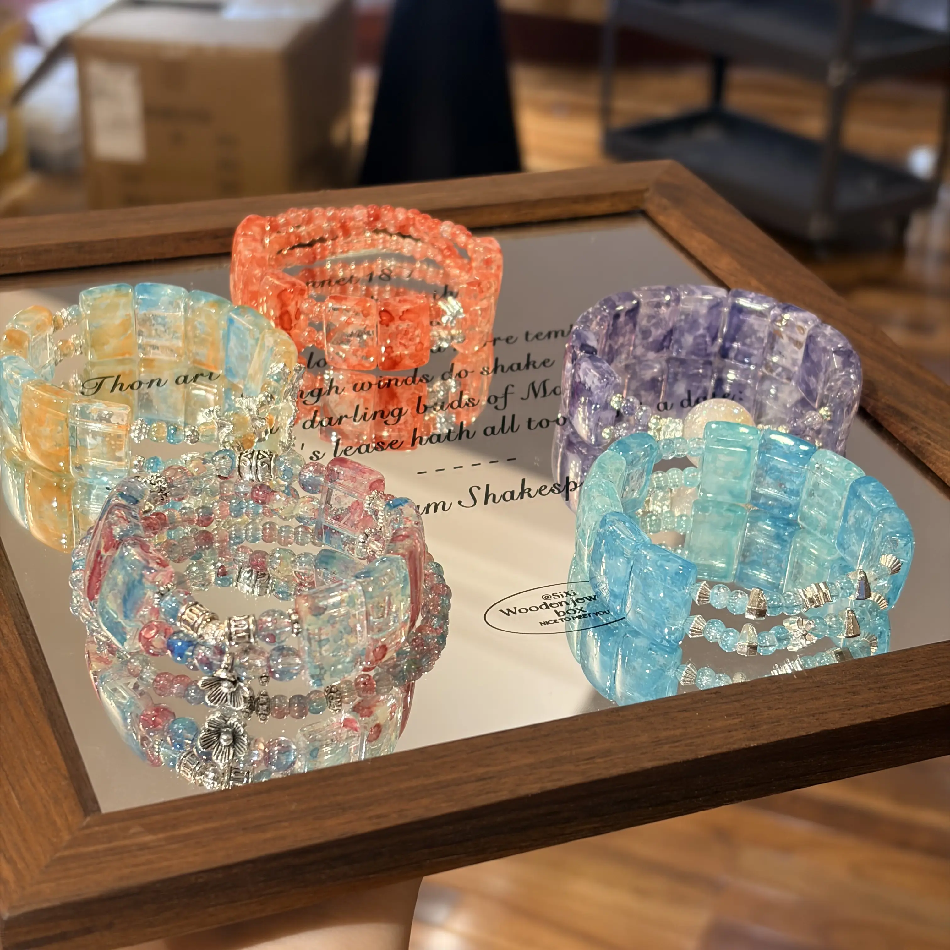 Mist Series Collectible Wrist Beads, Decorative Bracelets for Entertainment Enthusiasts