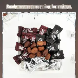 Natural Caffeine - Coffee you can Suck  Focus Coffee Candy Highly Concentrated Coffee Candy Coffee Candy Real Coffee Anytime Sweet Snack Candies Snack Bean Bonbon  Rich Bold Taste for Coffee Lovers Cappuccino CandyHard Candy Made with Real Coffee Extract