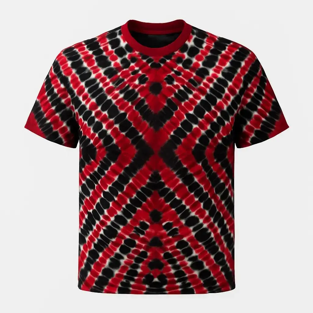 Tie Dye T-shirts Handmade 100% Cotton Youth XS - Adult 6X Summer Streetwear Crewneck Short Sleeve Top for Women