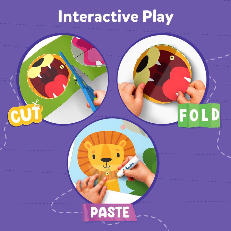 Skillmatics Snip, Snip - Art & Craft Activity, Practice Scissor Skills, Craft Kits, Gifts for Toddlers, Girls & Boys Ages 3 to 7 paper crafts