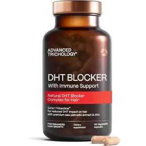 DHT Blocker Hair Growth Supplement for Men & Women – Supports Genetic Hair Thinning, Promotes Regrowth & Reduces Hair Loss