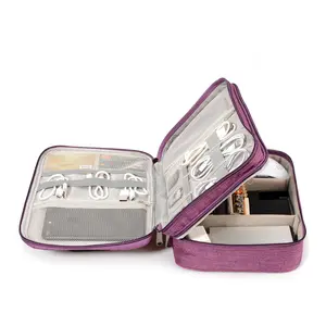 Cable Organizer Bag Travel Electronic Accessories Carrying Case for Digital Camera, USB, Charger, Power Bank Storage Bag Box