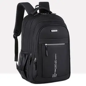 Men's backpack, large capacity schoolbag, travel bag, laptop bag, high school student's backpack, college student's backpack, black, blue