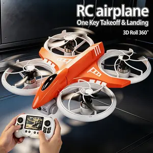 Light-Up Stunt Four-Axis RC Drone, Durable Remote Control Flying Toy, Fun Hobby Aircraft for Outdoor Activities and Gift Giving