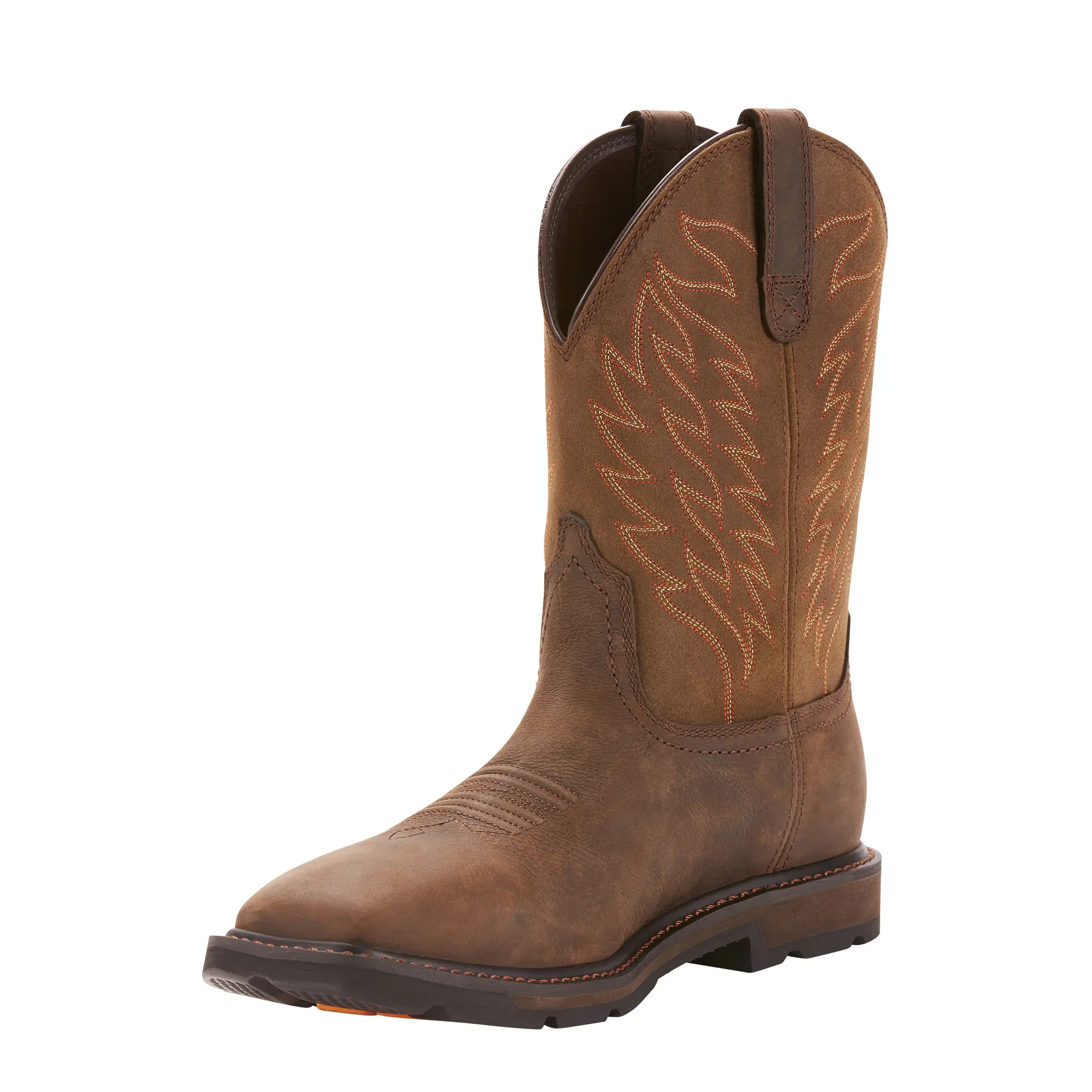 Men's Groundbreaker Wide Square Toe Waterproof Work Boots