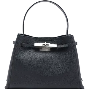 【Small size】 Leather Women Handle/Crossbody Bag – Premium Cowhide Top Handle Bag for Everyday & Travel – Compact 24cm Design (No Underarm Carry)
