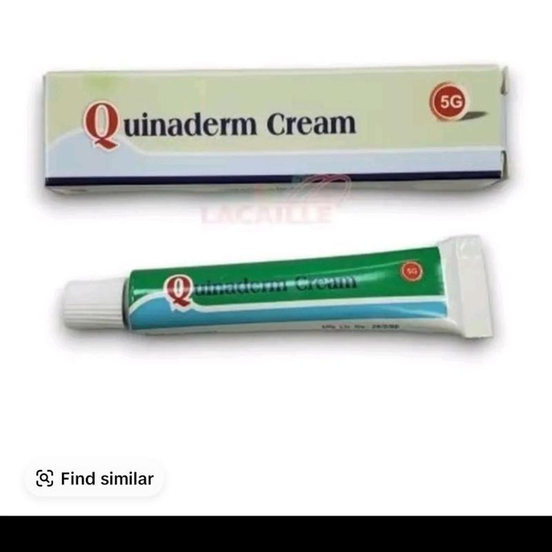 quinaderm cream  very good for face and skin body 5g gentle