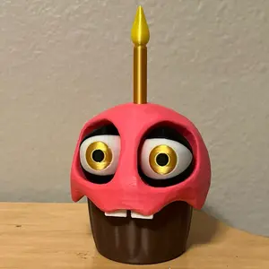 3D Printed FNAF Chicas Cupcake Prop - Mr. Carl cosplay