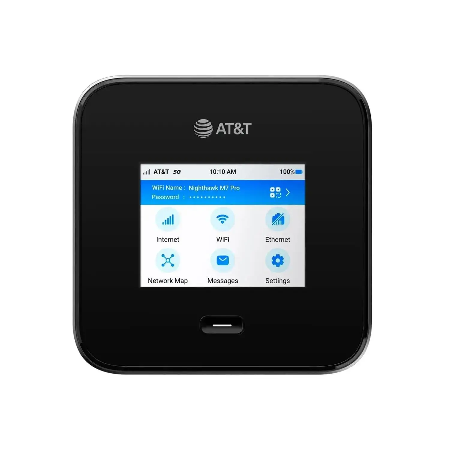 NETGEAR Nighthawk M7 Pro Mobile Hotspot 5G mmWave, WiFi 7, 8Gbps, AT&T, Portable WiFi Device for Travel, 5G Modem Wireless Router (MR7400)