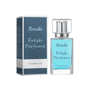 Roxelis Fresh Amber Wood Perfume, Natural Fresh Lasting Fragrance Charm Amber Fragrance Date Mild Light Elegant Perfume Unisex Sweet Pheromone Cologne