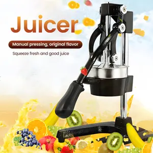 Cast lron Citrus Juicer, Extra-LargeCommercial Grade Manual Hand Press ,Heavy DutyCountertop Squeezer for Fresh Orange Juice