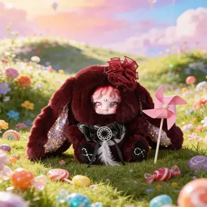 ZS Trendy Toys-Bella 600% Dream-Catcher Rabbit Series Plush Blind Box| 6+2 Hidden| Feather Bead Plush Decor