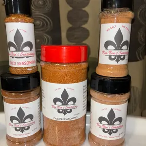 Bon Bon's Low Salt / No Pepper Seasonings - Perfect for Cooking with Less Salt and No Pepper Flavor