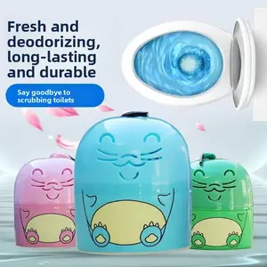 Toilet Cleaner Fresh Scent Deodorizing Artifact Automatic Toilet Cleaner Blue Bubble Toilet Odor Removal Descaling Stain Removal Fragrance Christmas fragrance