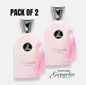 Delilah Pour Femme Regular Edition Eau de Parfum for Women Refined Essence Lasting Impression Ideal for Special Occasions Pack of 2