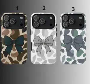 Camo Phone Case Coquette Bow, Country Girl Cover, Accessories