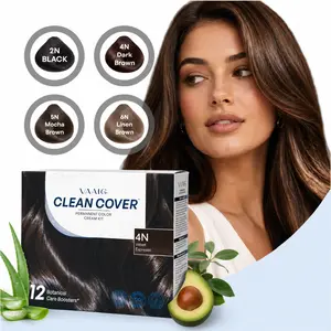 VAAIG Hair Dye 300g Cream Form  Salon Grade Haircare  Floral Scent  No Ammonia  No Irritation  Vibrant Color with Micro Pigments  Waterproof  Long Lasting Through Washes Root Coverage  Soft Shiny Nourished Smooth Hair  Clean Formula