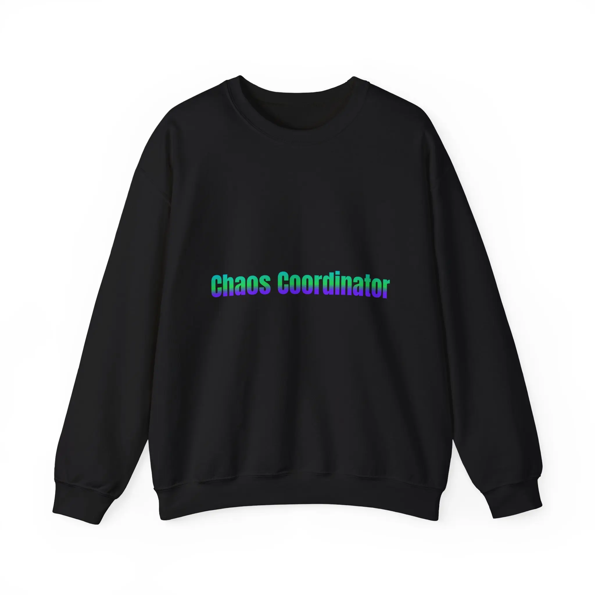 Chaos Coordinator Sweatshirt, Funny Graphic Sweater, Comfy Jumper, Gift for Organizers, Crew Neck Pullover, Unisex Top Cotton Fabric