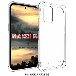 Nokia Xr21 Transparent Silicone Tpu Case, Anti-Drop Four-Corner Soft Shell, Matte Protection Cover, Durable Phone Accessory