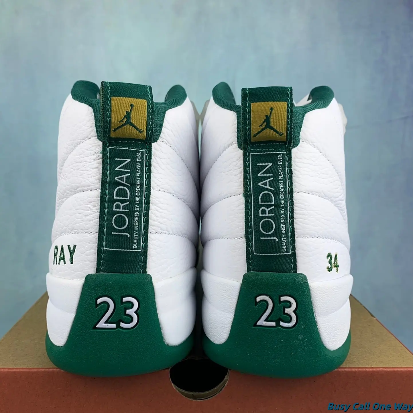 Brand New Sealed with Original Jordan Shoe Box Unisex White Dark Green Leather Two-Tone High Top Basketball Collectible Sneakers Breathable Mesh Rubber Outsole Classic Retro Streetwear Daily Athletic Footwear Teen Casual Shoes