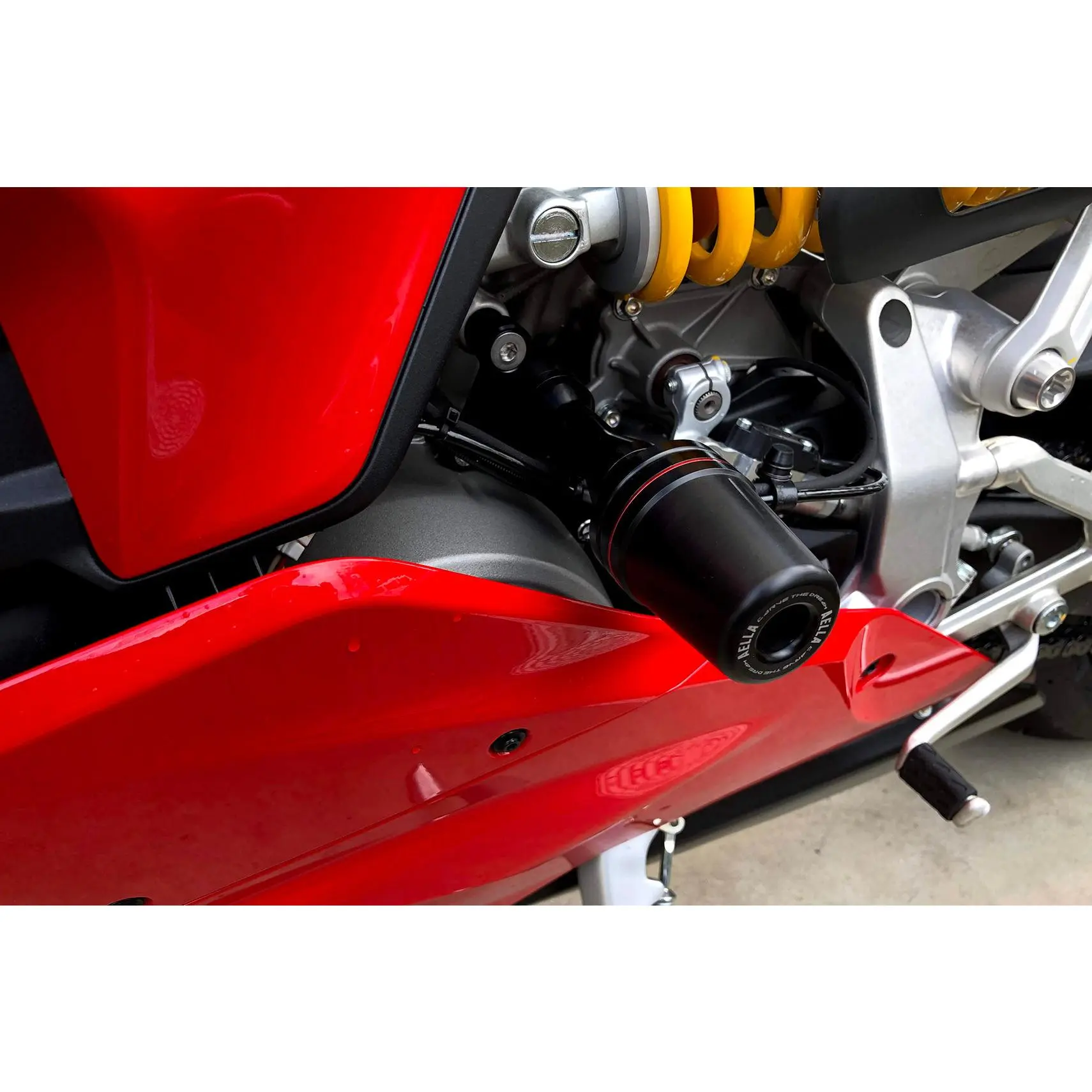 AELLA Frame Slider Kit For the Ducati Panigale V2 (20-24) and Streetfighter V2 (2022)