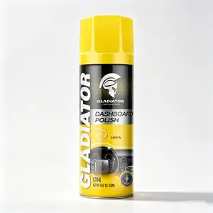4-in-1 Automotive Plastic & Rubber Care Protectant - Waterless Spray Wax, Cleaner, Quick Coating Car Care Supplies + Durable Protective Gloves (for Interior/Exterior Vinyl, Rubber, Plastic, Leather, Footwear, Sofas)