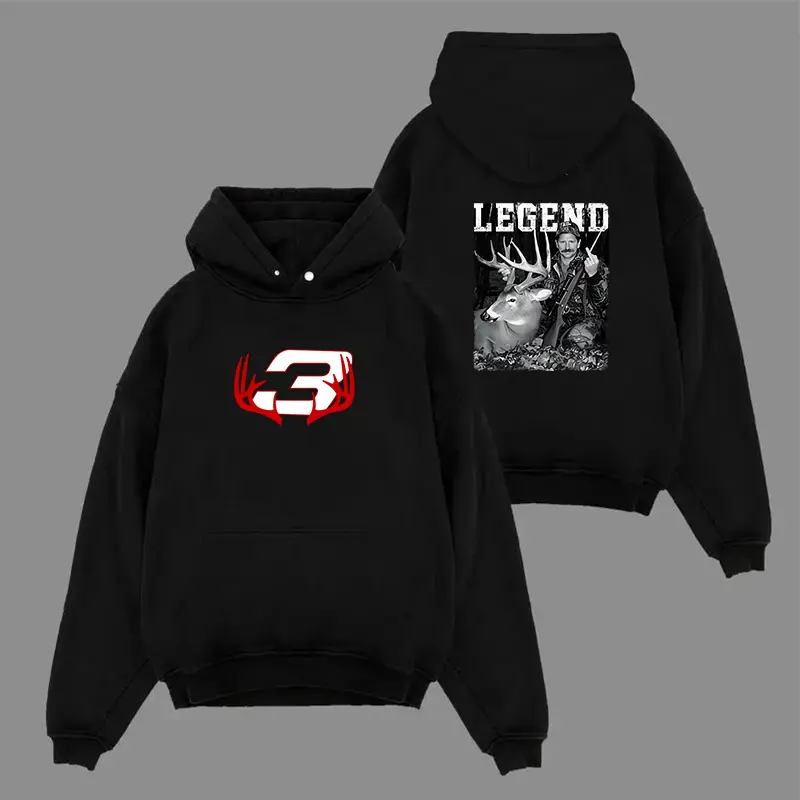 Dale Earnhardt With Deer Hoodie, Racing Middle Finger Sweater, Hunting Season Vintage Style Unisex T-Shirt, Unisex Graphic Menswear Top For Racing & Hunting Fan Tshirt Streetwear