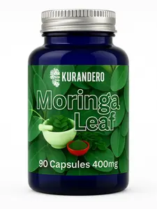 KURANDERO Moringa Leaves Capsules – 90 Count | Natural Herbal Dietary Supplement | Rich in Botanical Nutrients | Traditional Mexican Plant-Based Formula