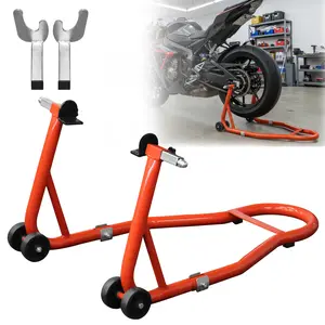 Sekam Dirt Bike Lift Stand 1000 lbs Capacity Hydraulic Operation Adjustable Height Hoist Table for Motorcycle Repair Maintenance Accessories