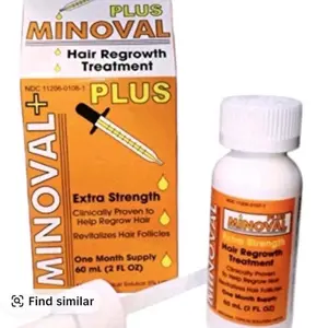 Minoval Plus Extra Strength Hair Regrowth Treatment 60ml Unisex Hair Growth Pack of 1 Haiti Hair Care