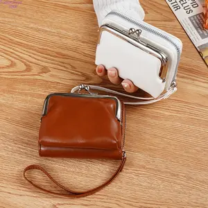 2026 New Vintage Clutch Wallet for Women, 4-Inch Kiss Lock Coin Purse with Snap & Zipper Closure, Classic Retro Handheld Bag, Portable Lightweight Design Perfect for Daily Carry, Shopping, Parties, Travel and Casual Daily Occasions