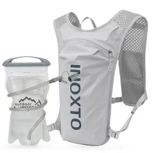 INOXTO Hydration Pack Backpack for Women & Men, Lightweight Water Backpack with 1.5L Water Bladder for Hiking Cycling Running Biking