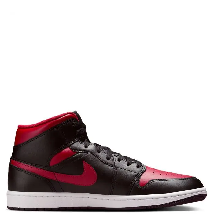 Nike Black and Red High-Top Athletic Sneakers Nike Force Dunk Sky Hi High Hidden Wedge Heel Black Red Bred  main image 4