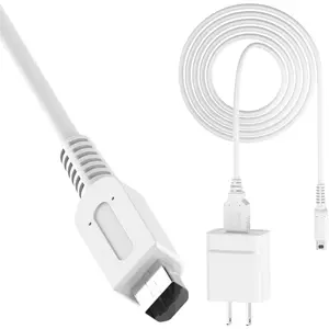USB Charger Compatible with  3DS 2DS DSi/ 3DS XL 2DS XL DSi XL with 3.9 Ft , White